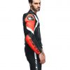 Dainese AVRO 4 2PCS kombinéza černá/fluo-červená/bílá vel.48